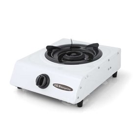 Fogão a Gás Orbegozo FO 1600 Branco - Ignição Piezoelétrica - Queimador Triplo Coroa - Versátil e Prático - Ideal para Piqueniqu