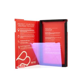 Vidro temperado anti-luz azul FR-TEC para Nintendo Switch - Dureza H9 - Filtro de luz azul - Bloqueio de 98% da radiação azul - 