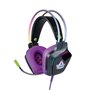 Fones de ouvido para jogos FR-TEC com luz RGB - Controle de volume e mudo no cabo - Microfone flexível - Alto-falante de 50 mm -