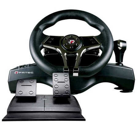 FR-TEC Hurricane Wheel MKII Volante Compatível com PC, PS4, PS3 e Switch - Volante com cames e mudança sequencial - Pedais de fr