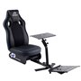 FR-TEC Racing Seat Assento Simulador de Corrida Sprint - Encosto 80cm - Acabamento Esportivo - Base de Volante 45x22cm - Base de