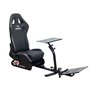 FR-TEC Racing Seat Assento Simulador de Corrida - Assento Balde - Encosto 81cm - Inclinação até 135° - Base do Volante 45x22cm -