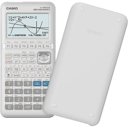 Calculadora gráfica científica Casio FX-9860GIII - Tela de 8 linhas - Gráficos simultâneos de diferentes funções - Cálculo finan