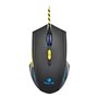 Mouse para jogos com fio NGS GMX-123 - 800/1200/2400/3200dpi - Luz LED - 6 botões - Cabo de 1,8 m - Cor preta