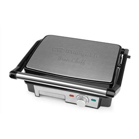 Grelhador multifuncional Orbegozo 4570 - Fogão sem óleo com potência de 2200W - Superfície antiaderente e placas dobráveis 180º 