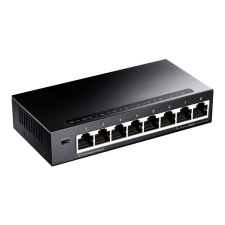 Cudy GS108 Switch 8 portas Gigabit adaptáveis 10/100/1000 Mbps