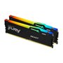 Memória RAM Kingston Fury Beast RGB DDR5 6000MT/s 32GB (2x16GB) CL30 DIMM