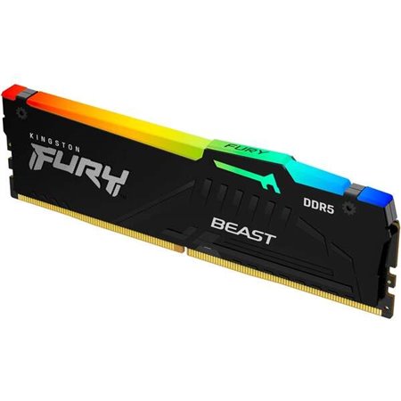 Kingston Fury Beast RGB Expo Memória RAM DDR5 6000MT/s 16GB 1.4V CL30 DIMM