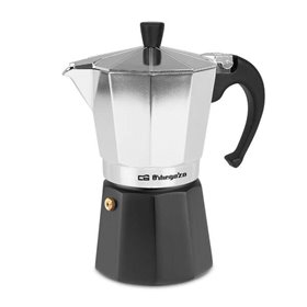 Máquina de café de alumínio Orbegozo KFM 630 - Prepara 6 xícaras de café em minutos - Alça ergonômica para manuseio seguro - Vál Máquina de café de alumínio Orbegozo KFM 630 - Prepara 6 xícaras de café em minutos - Alça ergonômica para manuseio seguro - Vál