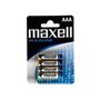 Pacote Maxell de 4 pilhas alcalinas LR03 AAA 1,5V