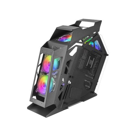 Controlador Mars Gaming Chroma ARGB - Medida em mm: 540x234x500 - Iluminação RGB endereçável + 39 modos de luz - Janela dupla de