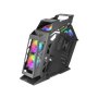 Controlador Mars Gaming Chroma ARGB - Medida em mm: 540x234x500 - Iluminação RGB endereçável + 39 modos de luz - Janela dupla de