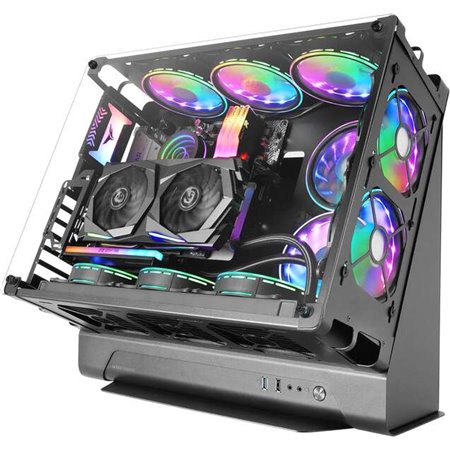 Mars Gaming MCB Custom PC Case - 475x293x443mm - Formato personalizado inovador - Capacidade XL - Estrutura modular de câmara du