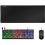 Mars Gaming Pack Premium H-MECH Teclado híbrido - Mouse 10K Ultra Light - Mouse Pad XXL - Compatibilidade universal - Tecnologia