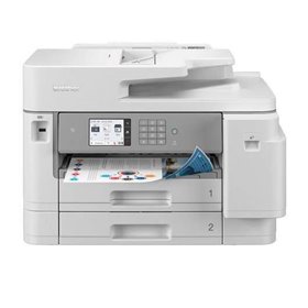 Impressora multifuncional colorida Brother MFC-J5955DW WiFi Duplex Fax 30ppm