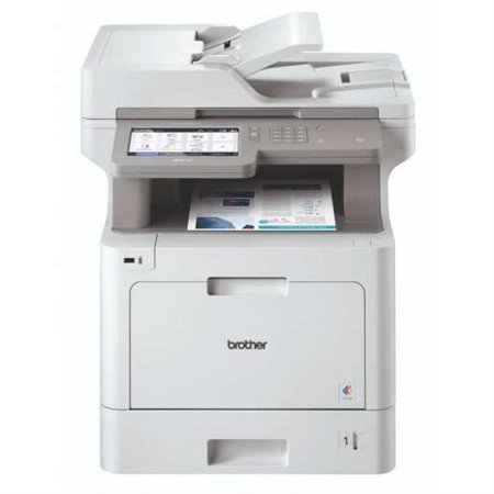 Impressora multifuncional laser colorida Brother MFC-L9570CDW WiFi Duplex Fax 31ppm