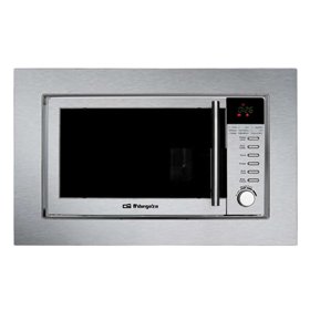 Orbegozo MIG 2025 Microondas profissional embutido 800W Potência - Grelha 1000W - Temporizador digital com capacidade 20L - 8 ní Orbegozo MIG 2025 Microondas profissional embutido 800W Potência - Grelha 1000W - Temporizador digital com capacidade 20L - 8 ní