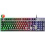 Teclado Gaming Mars Gaming MK220 - Tecnologia H-MECH - Iluminação FRGB Rainbow - Painel de Alumínio - Base ABS Reforçada - Portu