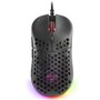 Mars Gaming MM55 USB Gaming Mouse 12800dpi - Caixa de painel perfurado - 5 botões - Iluminação RGB Chroma - Uso destro - Cabo de