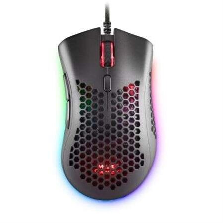 Mars Gaming MMEX USB Gaming Mouse 32000dpi - Caixa de painel perfurado - 7 botões programáveis - Iluminação RGB Chroma - Uso des