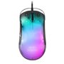 Mars Gaming MMGLOW USB Gaming Mouse 12800dpi - Corpo com acabamento espelhado - 6 botões - Iluminação RGB Chroma - Uso para dest