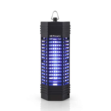 Orbegozo MQ 3006 Matador de Insetos Ecológico - Luz Ultravioleta Atrai Mosquitos - Sem Emissão de Agentes Poluentes - Grade Prot