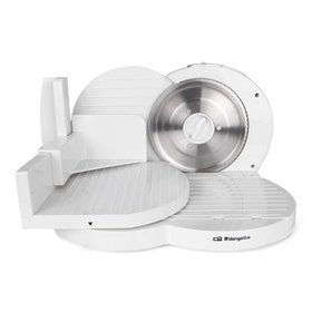 Fatiadora Orbegozo MS 4200 Branca - Potente e Eficiente - com Lâmina de Aço Inox e Ajuste de Espessura de Corte Ideal para Surpr Fatiadora Orbegozo MS 4200 Branca - Potente e Eficiente - com Lâmina de Aço Inox e Ajuste de Espessura de Corte Ideal para Surpr