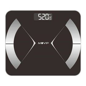 Balança de banheiro digital Muvip Body Muscle Bluetooth - Tela LCD - Plataforma de vidro temperado - 10 memórias - Peso máx. 180 Balança de banheiro digital Muvip Body Muscle Bluetooth - Tela LCD - Plataforma de vidro temperado - 10 memórias - Peso máx. 180