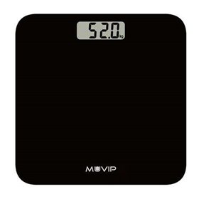 Balança Digital de Banheiro Muvip - Capacidade 180Kg - Sensores de Alta Precisão - Cor Preta Balança Digital de Banheiro Muvip - Capacidade 180Kg - Sensores de Alta Precisão - Cor Preta