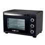 Forno Muvip 1600W 25L - Regulador de Temperatura 100º-230º - Exterior em Aço com Revestimento - Seletor de Tempo - Porta Vidro T