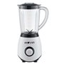 Liquidificador Muvip 1300W 1,5L - 2 velocidades - Lâminas de aço inoxidável - Função picador de gelo - Trava de segurança