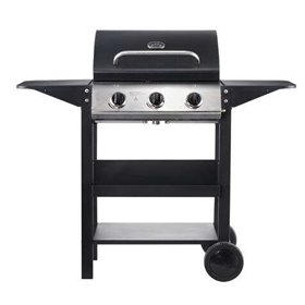 Churrasqueira a Gás Muvip 3 Queimadores - 1209x586x1076mm - Grelhas esmaltadas, bandejas laterais, termômetro na tampa - Cor Pre Churrasqueira a Gás Muvip 3 Queimadores - 1209x586x1076mm - Grelhas esmaltadas, bandejas laterais, termômetro na tampa - Cor Pre