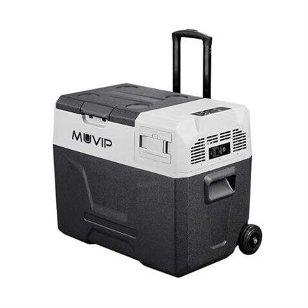 Geladeira Portátil Muvip com Compressor - Capacidade 40L - Luz LED - Proteção da Bateria - Temperatura -20º/+20º - Conexão 12/24