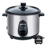 Panela de Arroz Muvip - Capacidade 2,8 Litros - Potência 1000W - Corpo em Aço Inox - Recipiente Antiaderente - Tampa de Vidro - 