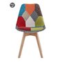 Cadeiras Muvip Pack 2 Design D400 - Tecido Patchwork