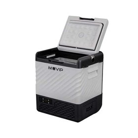 Geladeira tipo carrinho portátil Muvip com compressor de 21 litros - Compressor silencioso - Rodas e alça de transporte - Cor ci
