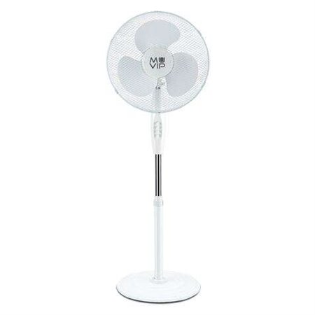 Ventilador de Pé Muvip 45W 3 Lâminas - 3 Velocidades - Altura e Inclinação Ajustáveis - Base Reforçada - Cor Branca