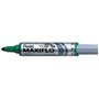 Marcador de quadro branco Pentel Maxiflo - Regulagem de fluxo de tinta - Ponta redonda - Largura da linha 2,5 mm - 50% materiais