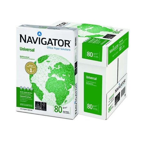 Papel Navegador A4 80gr. 210x297mm (500 Folhas) Branco