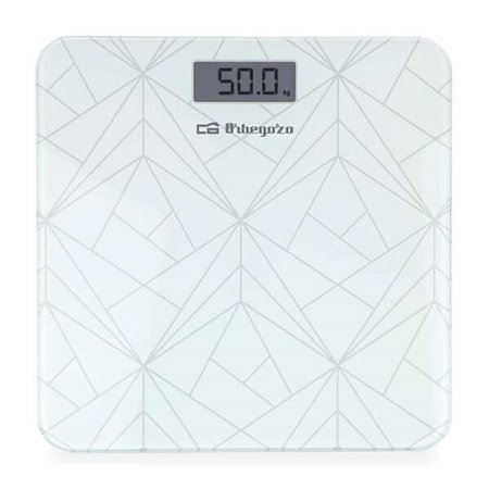 Balança eletrônica de banheiro Orbegozo PB 2218 - Precisão e design elegante para sua saúde e bem-estar - Tela LCD com luz - Ati