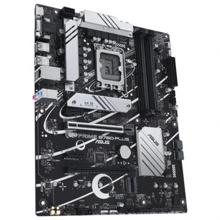 Placa-mãe Asus Prime B760-Plus Intel 1700 - HDMI, VGA, PCIe 5.0, M2, 4x Sata III, USB 2.0, 3.2, RJ-45, DisplayPort