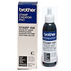 Frasco de tinta preta Brother para máquina de carimbo SC2000 20cc