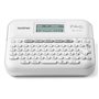 Fabricante de etiquetas eletrônicas Brother P-Touch D410 - Com conexão ao PC - Tela LCD - Largura máx. Fita 18mm - Cor Branca