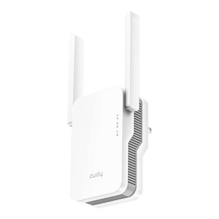 Cudy RE1800 AX1800 WiFi 6 Extensor de alcance de banda dupla - Até 1201Mbps - Botão WPS - 2 antenas externas