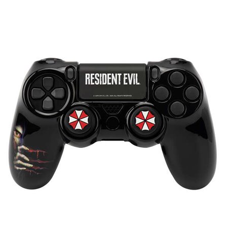 Estojo rígido FR-TEC + guarda-chuva Resident Evil para Dualshock PS4 - preto