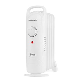Radiador a óleo Orbegozo RO 720 Compact Junior - Potência 700W - Termostato ajustável - Proteção contra superaquecimento - Fácil