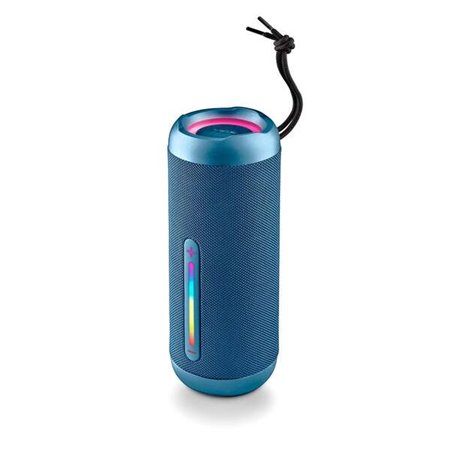 Coluna Bluetooth NGS Roller Fury 2 30W TWS - Iluminação LED - Autonomia até 9h - Resistência à água IPX7 - Cor Azul