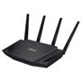 Roteador Asus RT-AX58U AX 3000 WiFi 6 Dual Band - Velocidade combinada de cerca de 3000Mbps - 4 portas LAN RJ45, 1 porta RJ45 WA