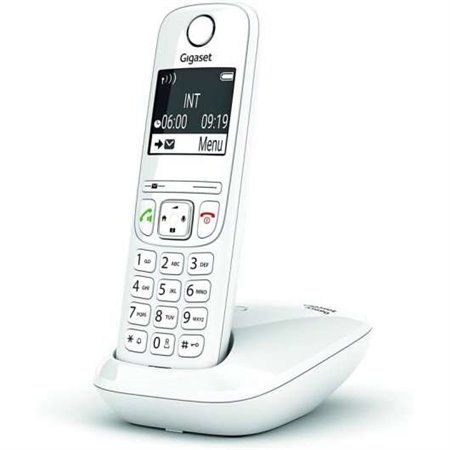 Telefone sem fio Gigaset AS690 Dect - Tela preto e branco - Controle de volume - Ótima duração da bateria