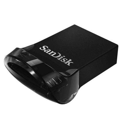 Unidade Flash USB Sandisk Ultra Fit 64 GB - 3.1 Gen 1 - Leitura de 130 MB/s - Preto (Pendrive)